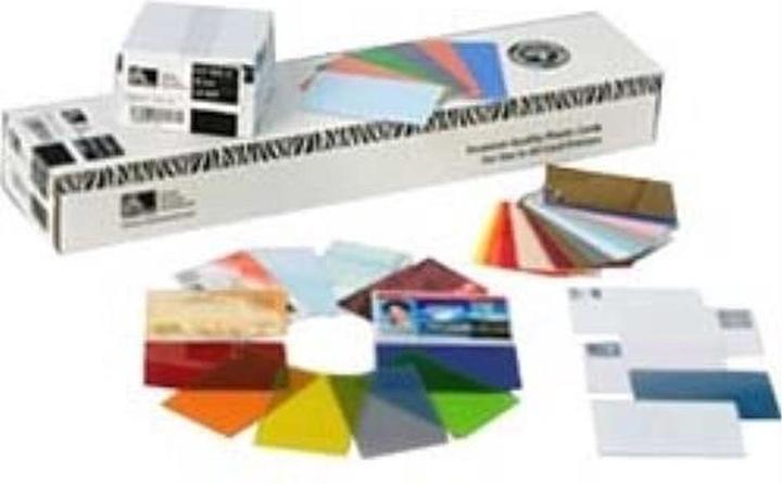 Zebra Plastic kaarten, 100st/doos