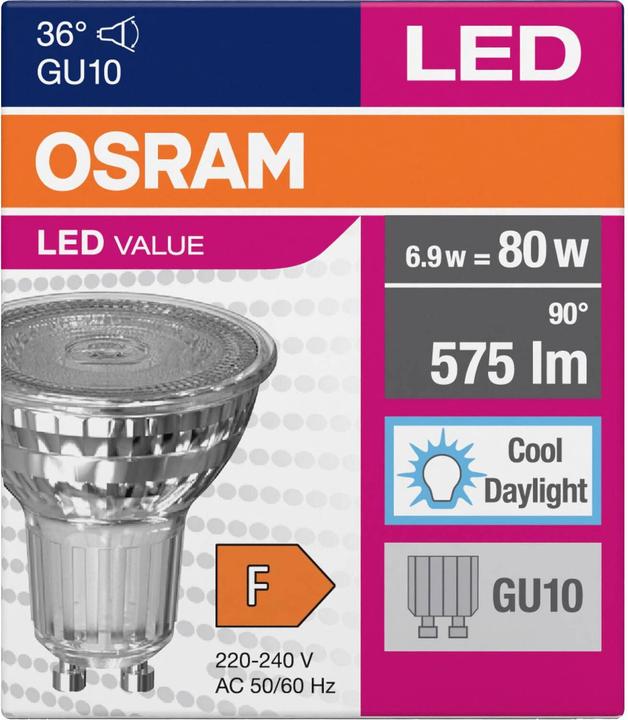 Produktbild Osram Led Value Par16 (GU10, 575 lm, 1 x)