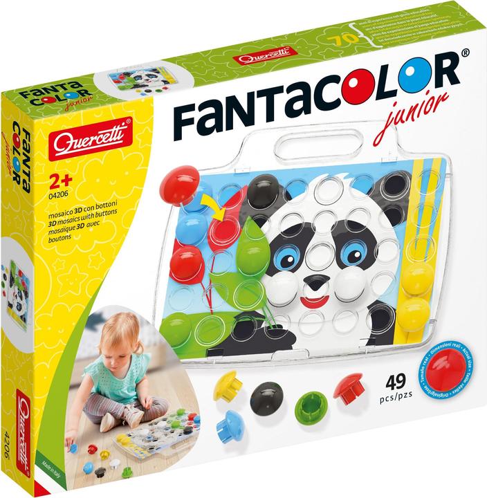Produktbild Quercetti Stiftemosaik FantaColor Junior (49 Teile)