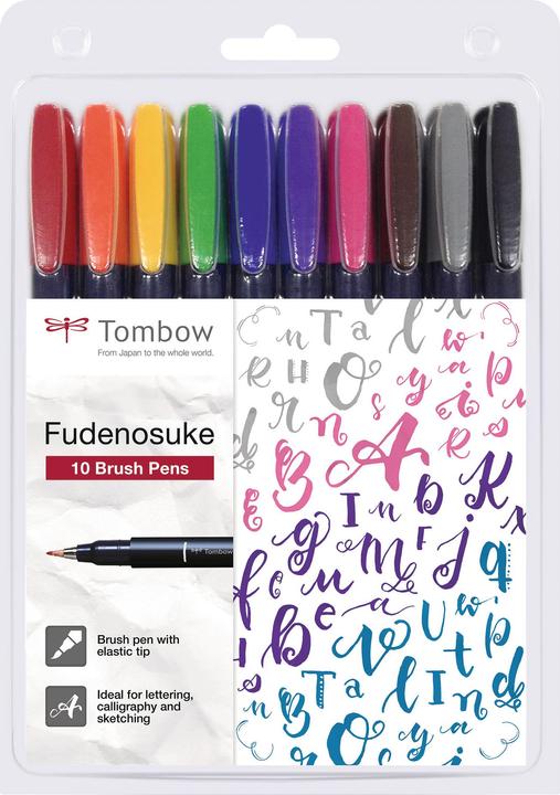 Produktbild Tombow Fudenosuke (Mehrfarbig, 10 x)