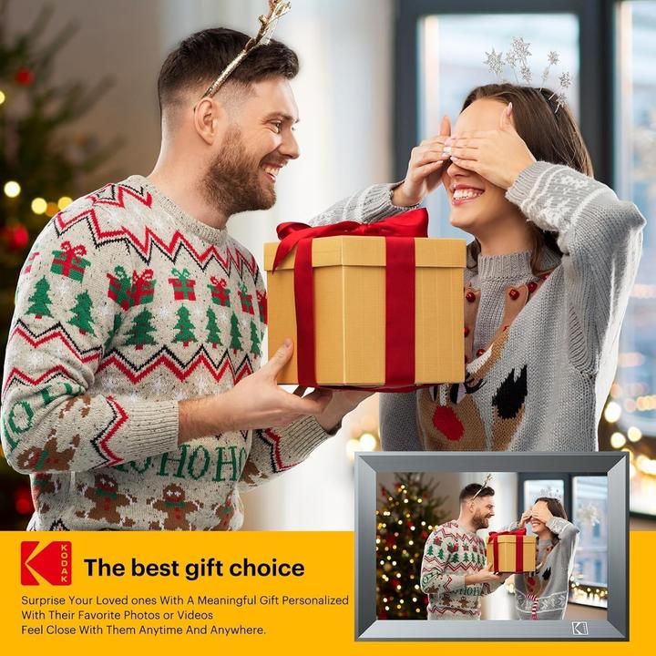Actual product image Kodak Digital Photo Frame with WiFi, 32GB Memory, HD IPS Touchscreen, App Sharing (10.10", 1280 x 800 pixels)