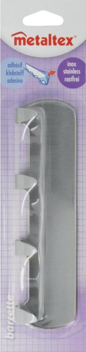 Produktbild Metaltex Hakenleiste Barette m. 4 Haken Inox 294520010