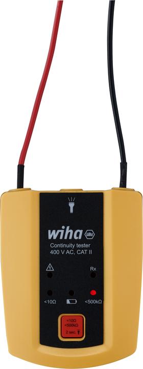 Wiha Continuïteitstester tot 400 V AC, CAT II, incl. 2x AAA batterijen (CAT II 600V)
