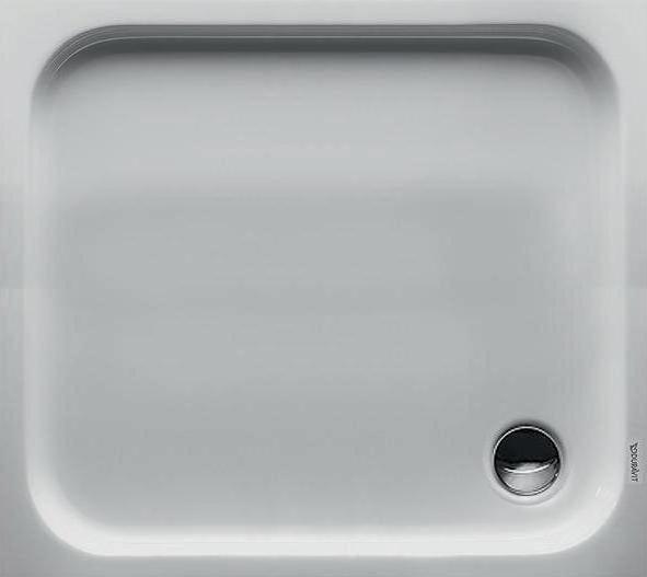 Duravit Rectangular shower tray D-CODE with anti-slip, white 1000x900x85mm