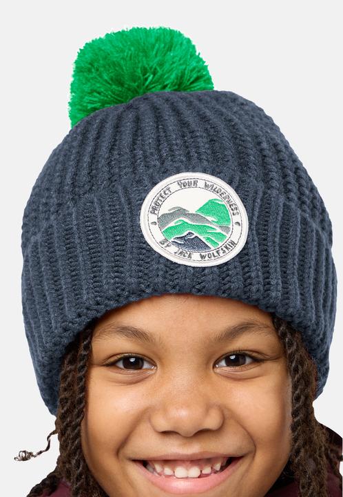 Actual product image Jack Wolfskin Pompom Badge Beanie K (S)