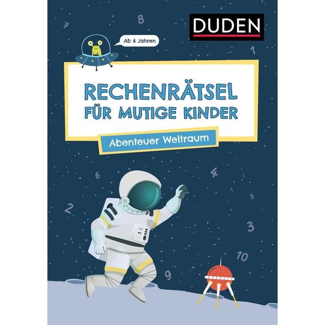 Actual product image Rechenrätsel für mutige Kinder - Abenteuer Weltraum (German, Janine corner, Ulrike Rogler, 2024)
