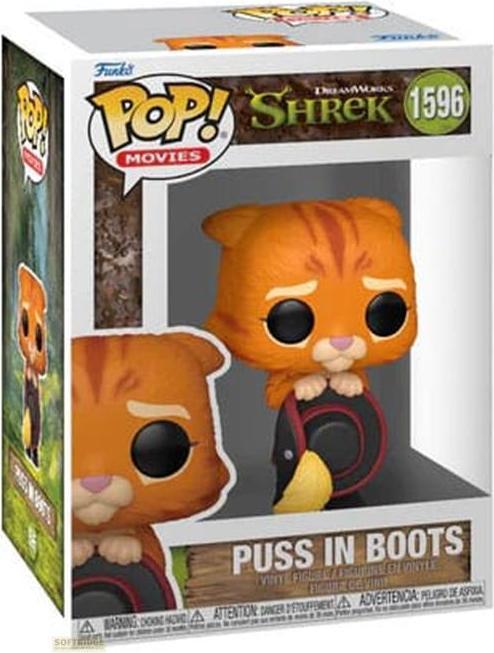 Image du produit Funko Shrek POP! Movies figurine vinyle 30th Anniversary Puss in Boots 9 cm