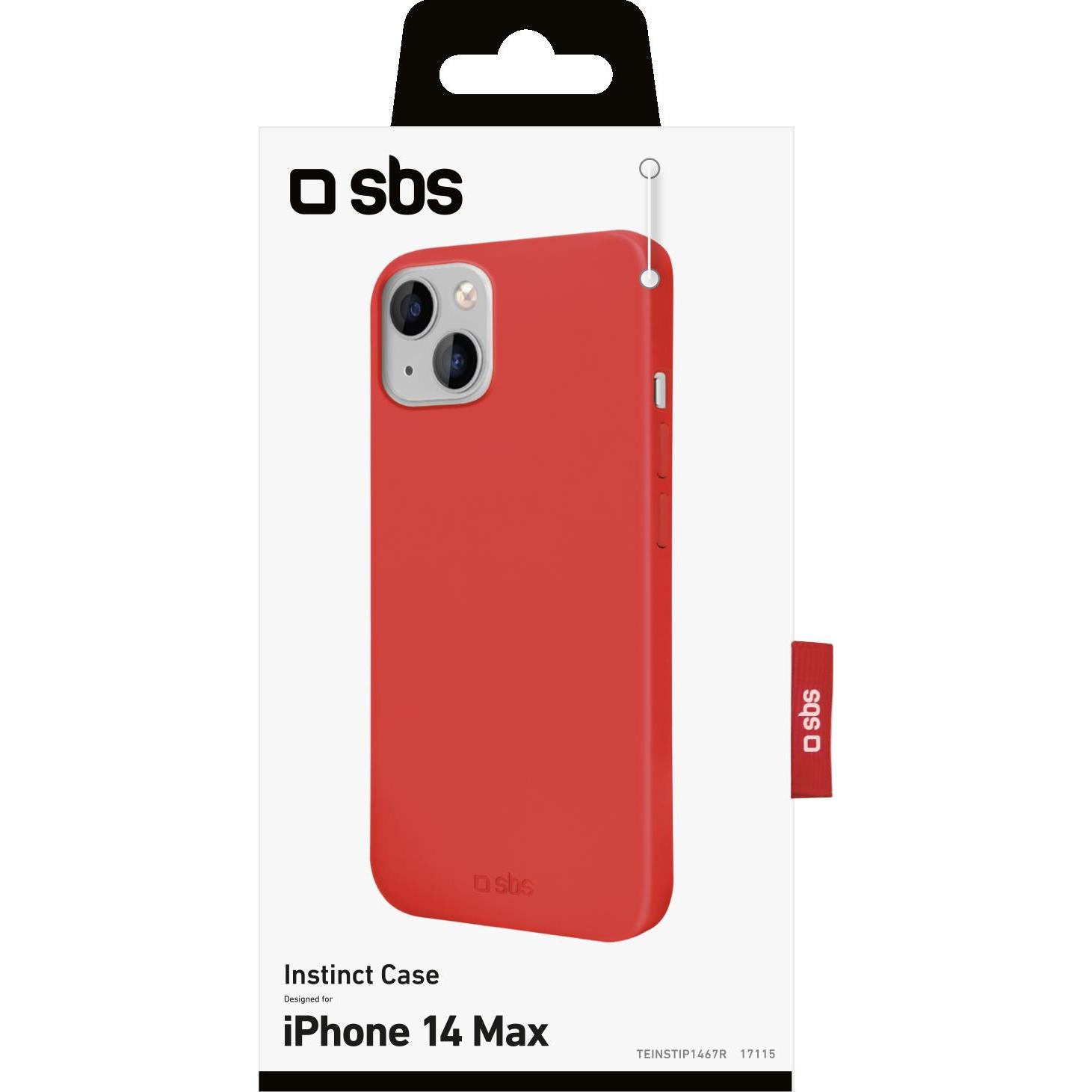 Thumbnail - SBS Schutzhülle (Apple iPhone 14 Plus), Smartphone Hülle, Rot