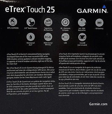 Actual product image Garmin eTrex Touch 25