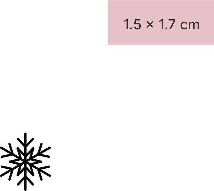 Immagine prodotto minink Tatuaggio temporaneo - Fiocco di neve