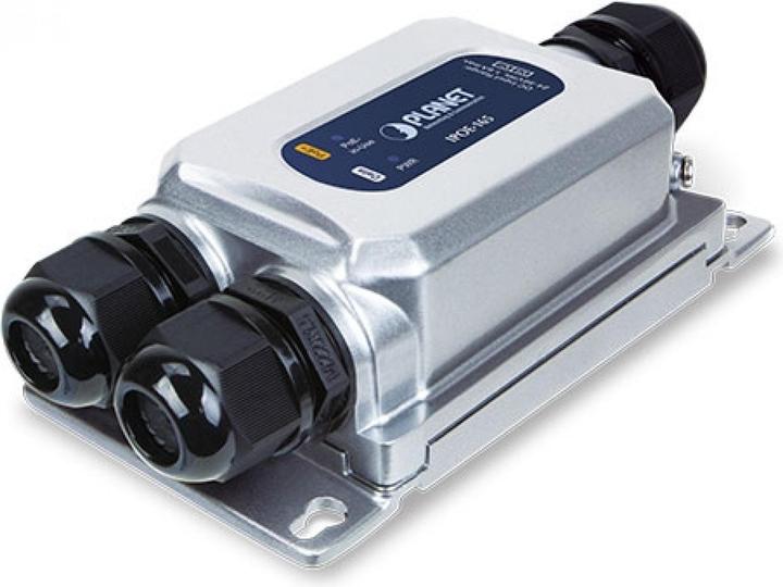 Planet Industrial 1-Port 802.3bt PoE++ Injector (802.3af (PoE), 802.3bt (PoE++), 802.3at (PoE+), 60 W)