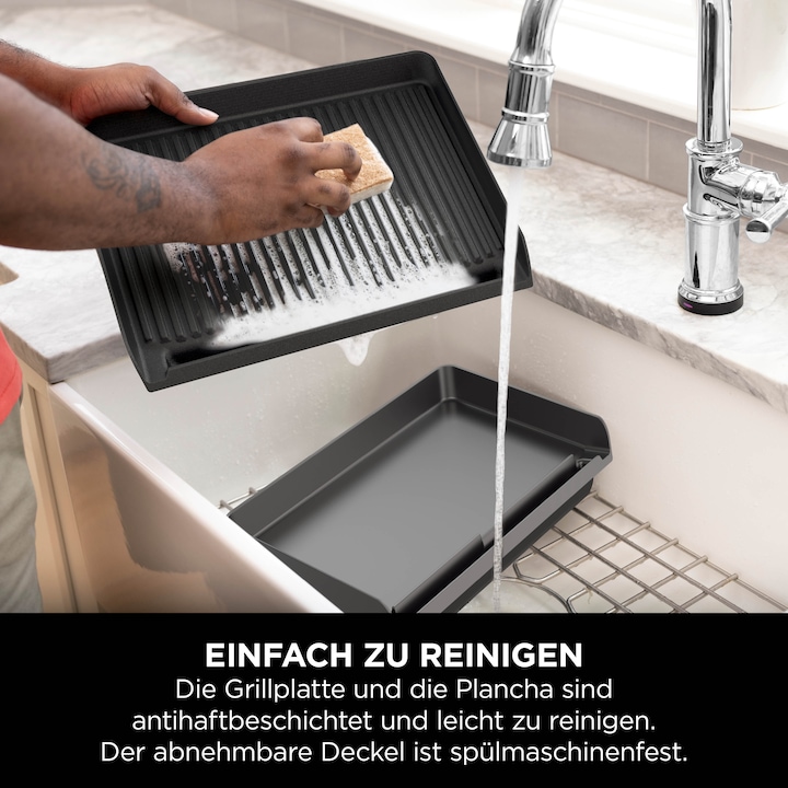 Actual product image Ninja GR101EU Sizzle grill plate (EU plug)