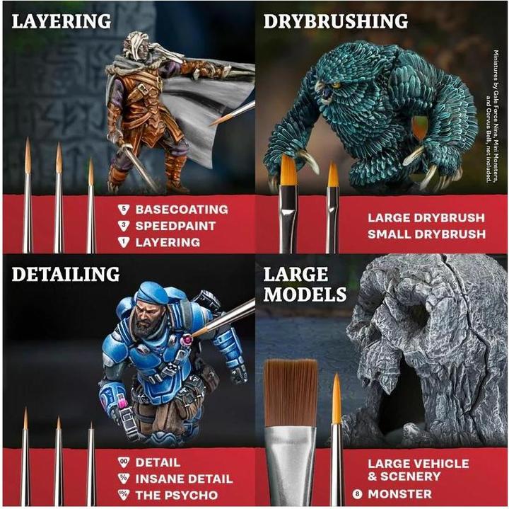 Actual product image The Army Painter Mega Brush Set