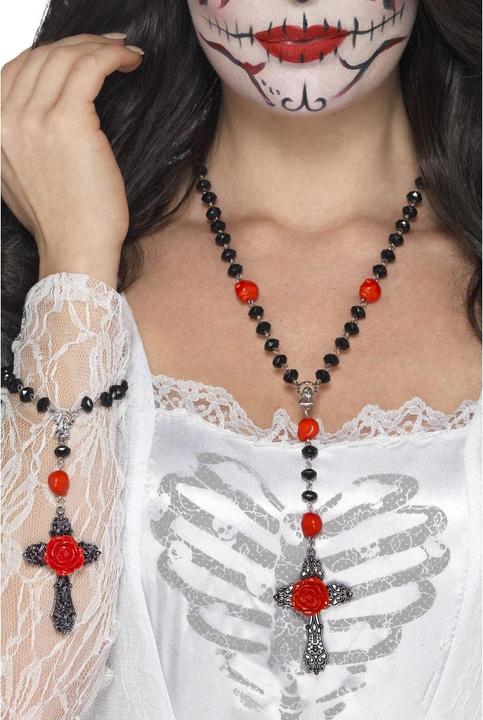 Actual product image Smiffys Day of the Dead Rosary Set
