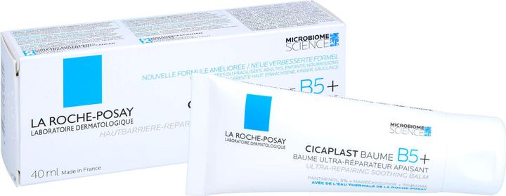 Produktbild La Roche Posay Cicaplast Baume B5+: Reparierende Creme für geschädigte und irritierte Haut (Körpercreme, 40 ml)