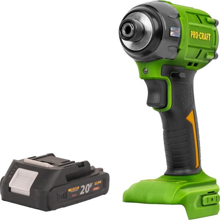 Produktbild Procraft PS22bb Akku Schlagschrauber 20 V 230 Nm 1/2" Brushless + 1x Akku 2,0 Ah - ohne Ladegerät (Schlagschrauber)