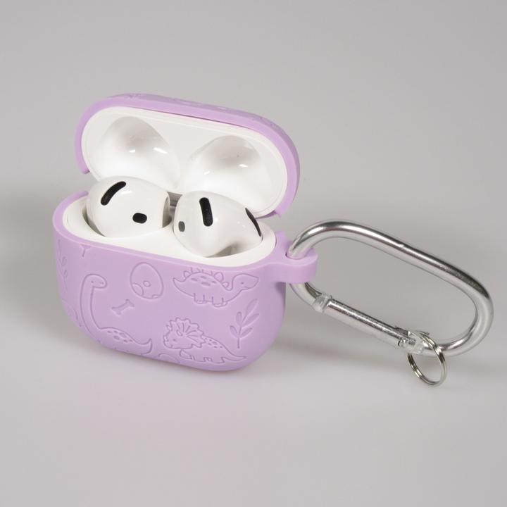 Actual product image PhoneLook Hülle Gravierte Silikon-Dinosaurier und Blumen t (Headphone sleeve)