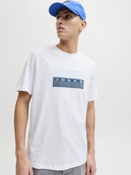 Produktbild Jack & Jones Jcofusion Dots Print Tee Ss Crew Sn (L)
