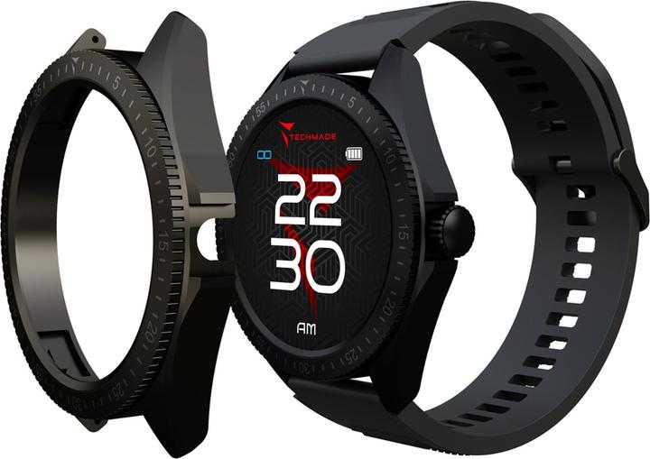 Actual product image Techmade SmartWatch ROCKS BLACK TM-ROCKS2-FBKG