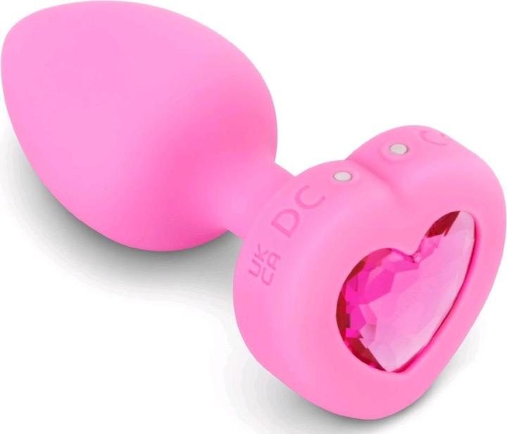 Produktbild Earthly Body B-Vibe - Vibrating Heart Plug S/M Pink
