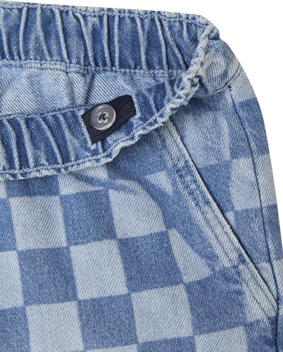 Actual product image Jonen Jungen Jeans-Bermudas mit Schachbrettmuster in Loose-Fit (134)