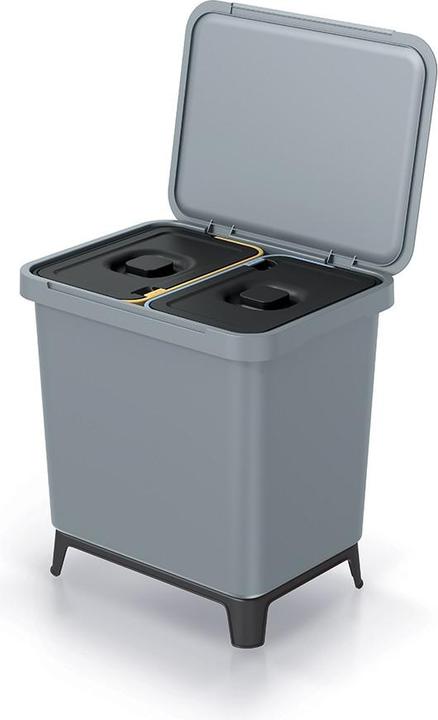 Actual product image Prosperplast Waste Baskets Systema 2in1 Smooth Grey (10 l)