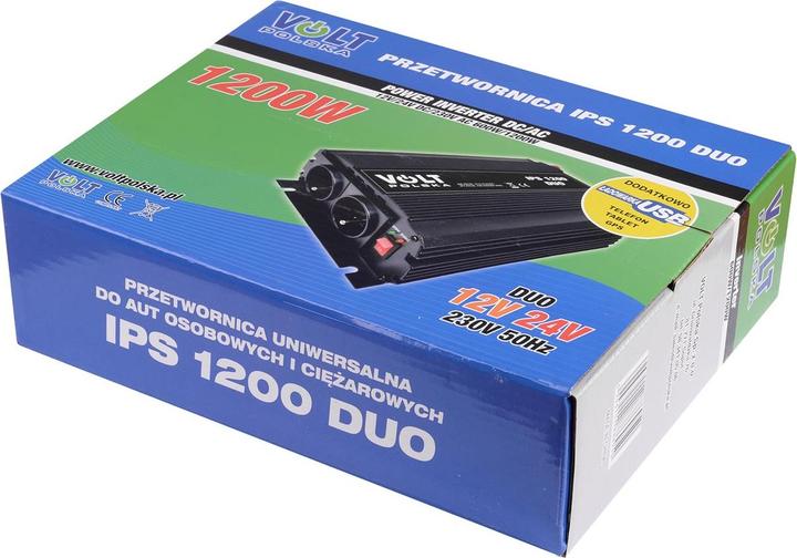 Produktbild No Name KONVERTER VOLT POLSKA IPS-1200 DUO 12V 24V/230V 600X1200W