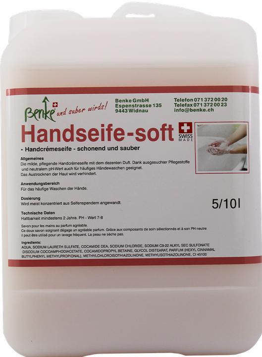 Produktbild Benke Handseife SOFT - schonend und sauber - 5 Liter (Flüssigseife, 5000 ml)