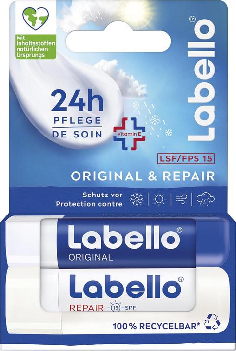 Produktbild LABELLO Original & Repair Lip - All-Weather Set (Lippenpflege Stick)