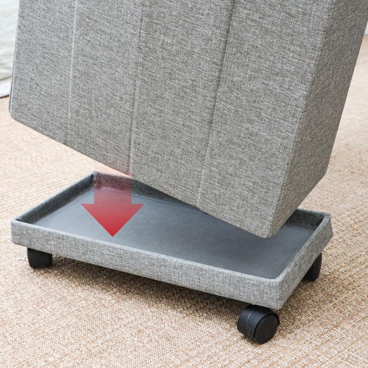 Actual product image DuneDesign Wäschekorb mit Rollen (50 l)