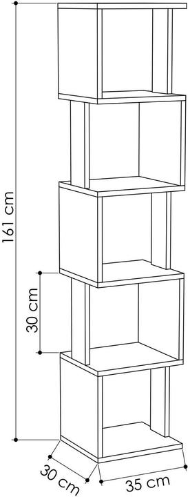Produktbild Skye Decor Ruby (35 x 30 x 161 cm)