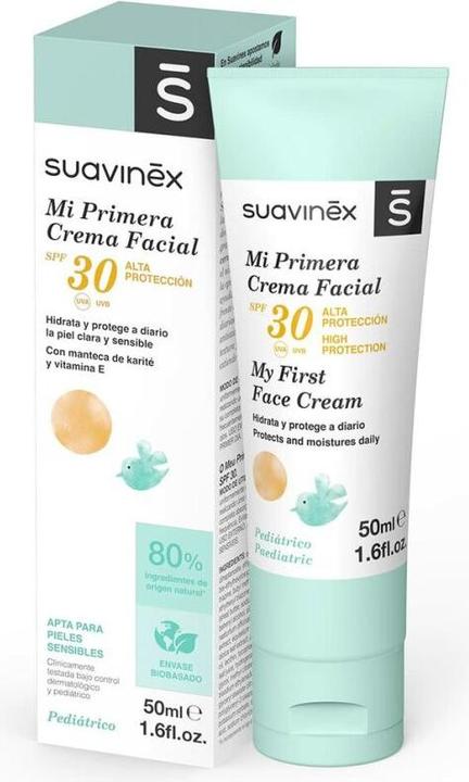 Actual product image Suavinex My First Face Cream Spf 30 50ml (Suntan cream, SPF 30, 50 ml)