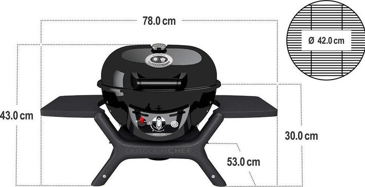 Actual product image Outdoorchef P-420 G MiniChef (4.30 kW)