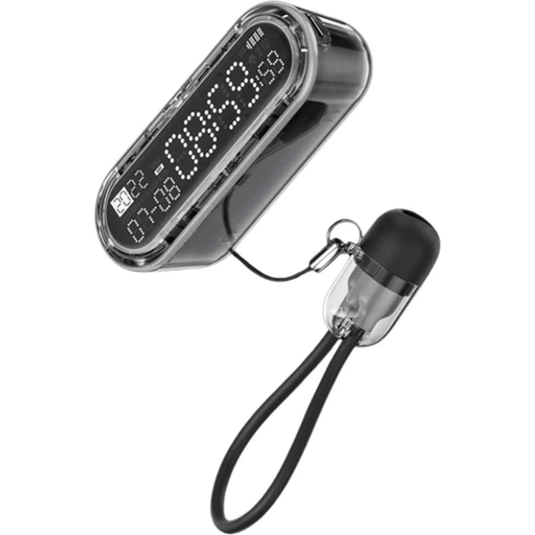 Sharge Capsule Gravity (5000 mAh, 20 W, 18.50 Wh), Powerbank, Schwarz