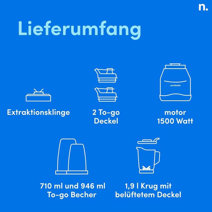 Image du produit NutriBullet NBF580B (1500 W)