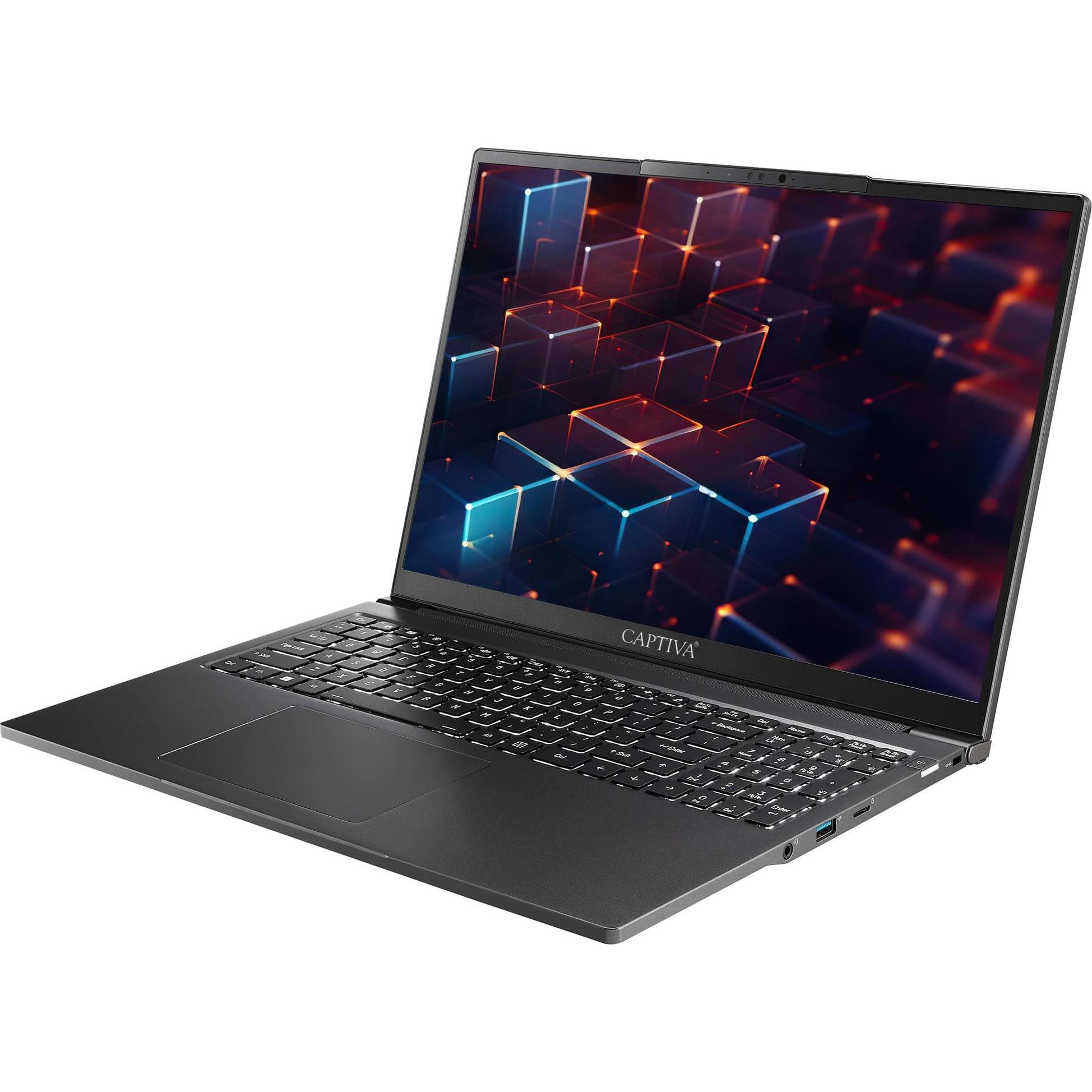 Thumbnail - Captiva Power Starter I82-875 Ultra 5 Iris Xe Graphics (14", 40 GB, 2000 GB, DE), Notebook, Grau