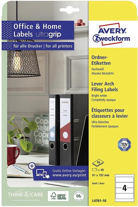 Image du produit Avery Zweckform L4761