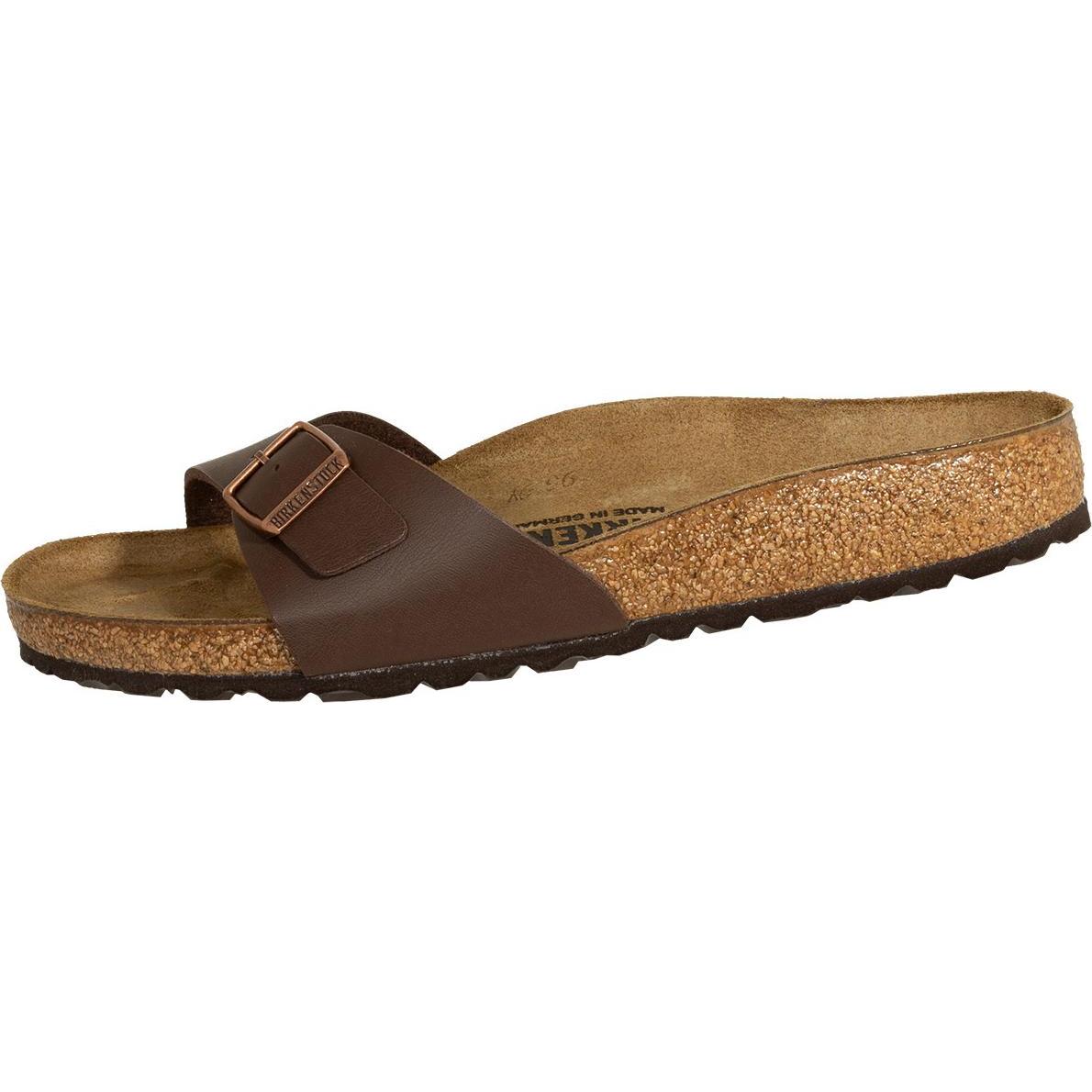 Birkenstock, Unisex, Sandalen, Madrid Birko-Flor normal, Braun, (36)