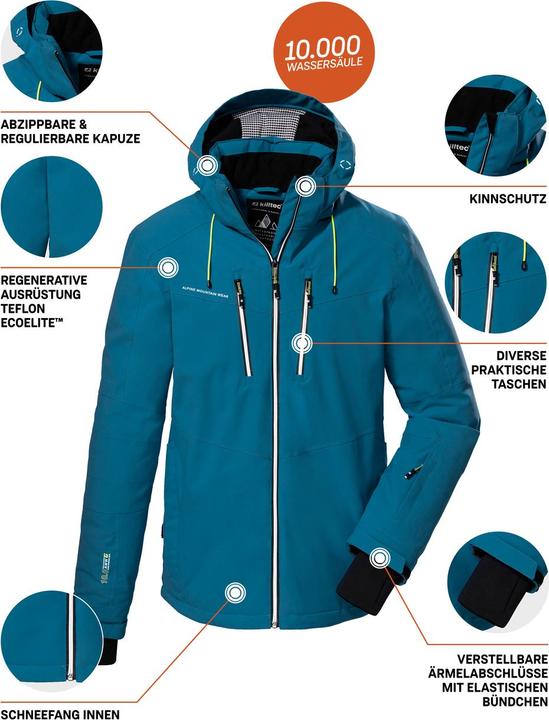 Immagine prodotto Killtec Herren Skijacke KSW 44 blau (XL)