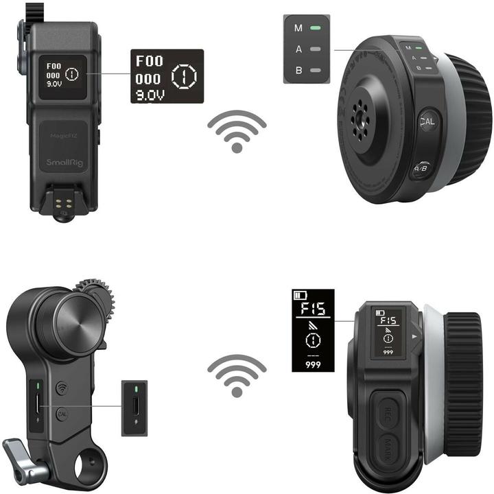 Immagine prodotto SmallRig Kit Follow Focus senza fili (Lite) (Seguire la messa a fuoco)