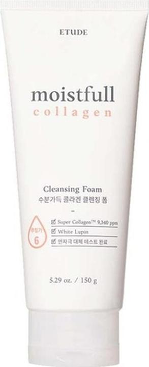 Etude House House Moistfull Collagen Cleansing Foam 150ml Facial Cleanser (Reinigungsschaum, 150 ml)