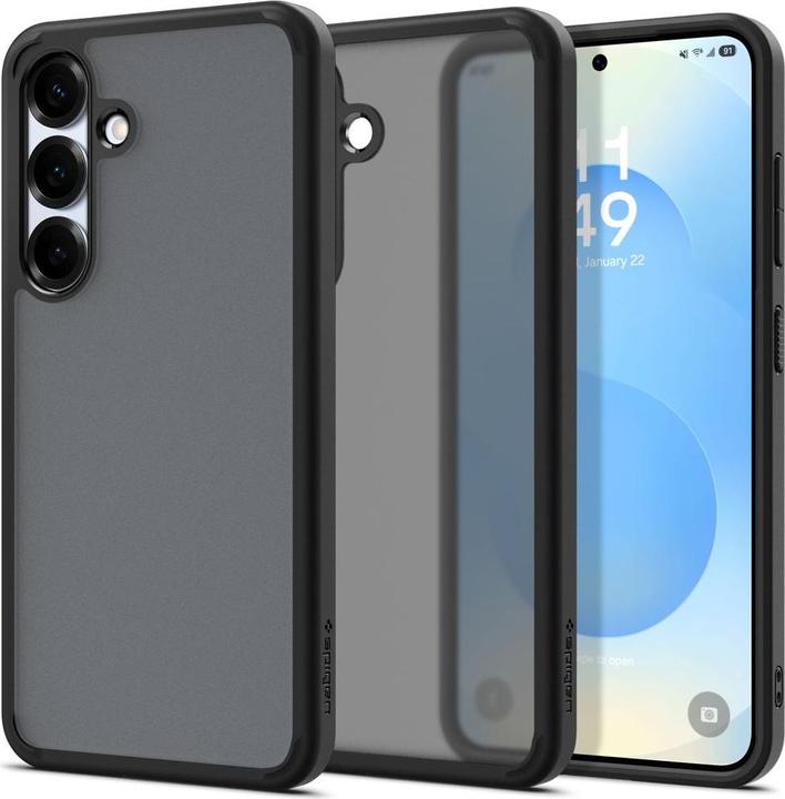 Produktbild Spigen Ultra Hybrid TPU Back Cover Schwarz Samsung Galaxy S25 (Samsung Galaxy S25)