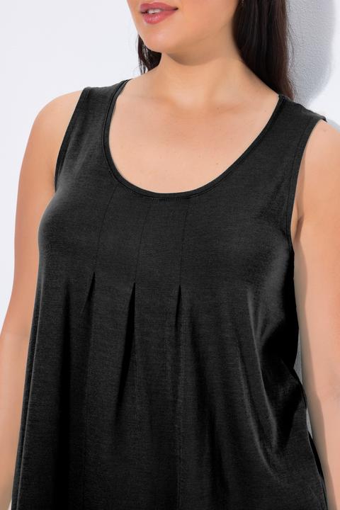 Actual product image Ulla Popken Essential Pleat Front Knit Tank (46, 48)