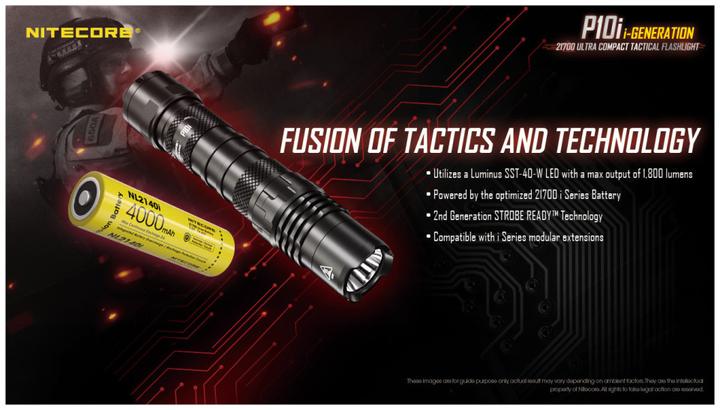 Actual product image Nitecore P10i (14.70 cm, 1800 lm)
