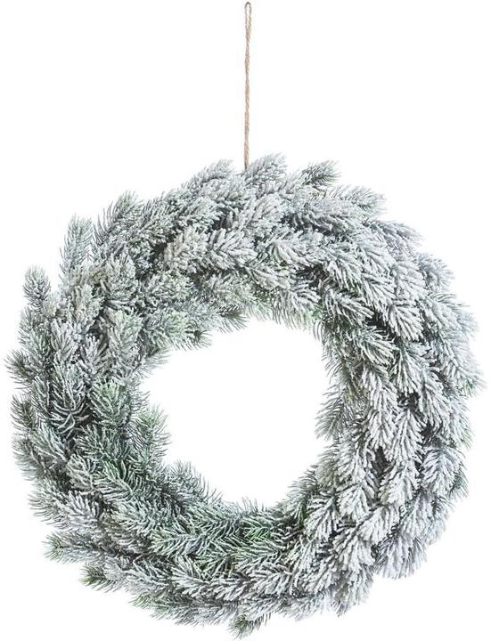 Immagine prodotto Chalet Corona d'Avvento 50 cm, innevata (8 x 44 x 44 cm)