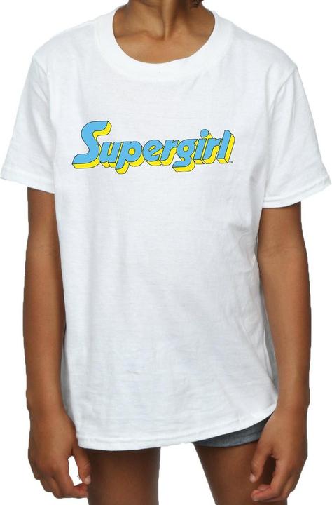 Produktbild Supergirl Text Logo TShirt Mädchen (152, 158)