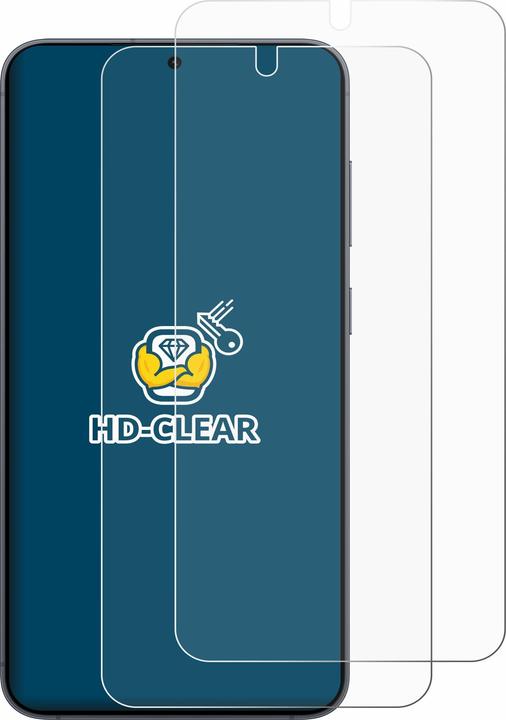 Produktbild BROTECT Schutzfolie Displayschutz Displayschutzfolie Folie Klar Transparent (2 Stück, Samsung Galaxy S25)