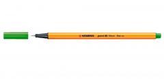 Productafbeelding STABILO Fineliner - punt 88 - pakje van 10 - fluorescerend groen (Neon groen, 10 x)