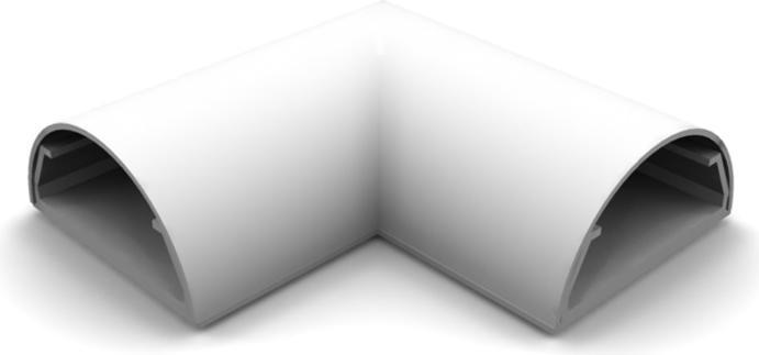 Immagine prodotto Multibrackets Angolo per cavi in alluminio Canaline per cavi (Tubazione, 4 cm)