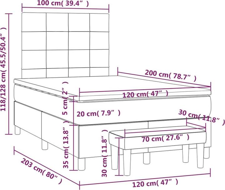 Immagine prodotto VidaXL Colombano (120 x 200 cm, 120 x 200 cm)
